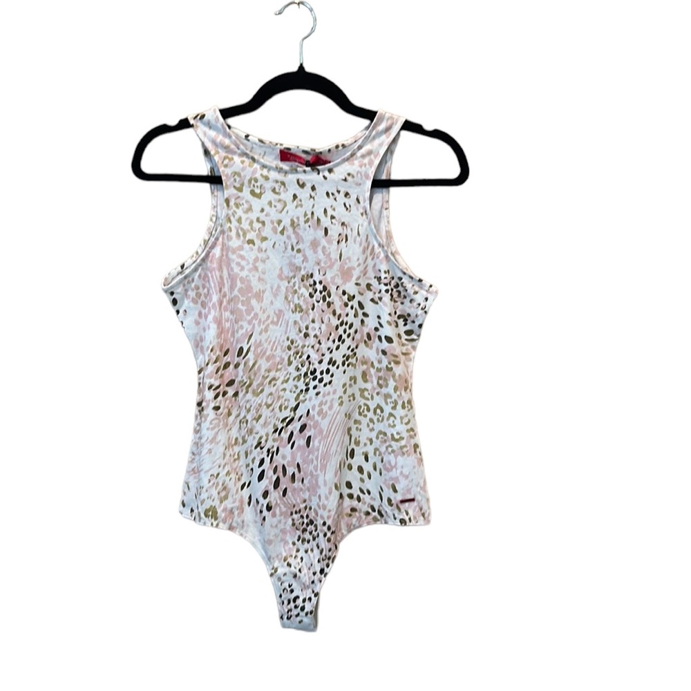 NWT n:PHILANTHROPY Pink and Cream Animal Print Bodysuit